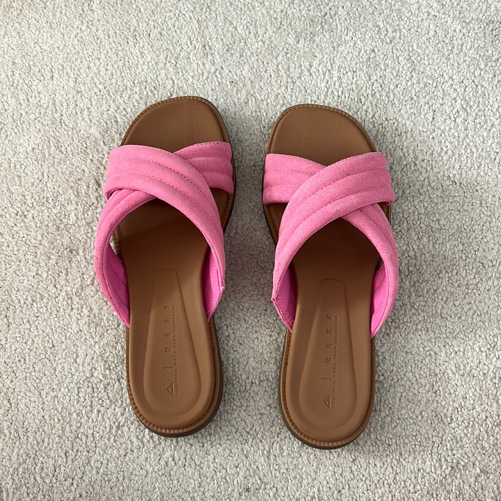 Reef Lofty Lux Sandals Size 8 in Malibu Pink